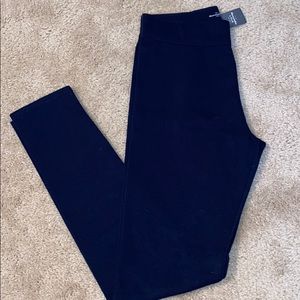 Brand new A&F navy blue leggings. Size medium